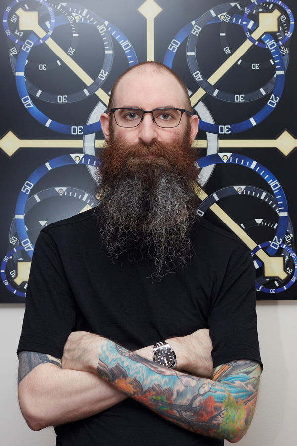 Artist and watch-enthusiast, Atom Moore